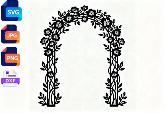 Floral Arch SVG Cut File Review