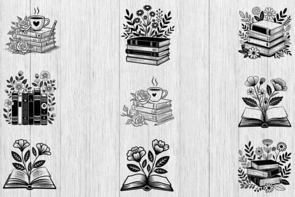 Floral Books SVG Bundle Review