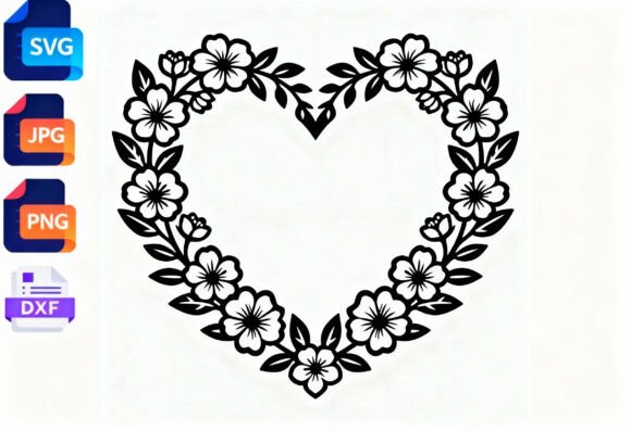 Floral Heart SVG Cut File Review
