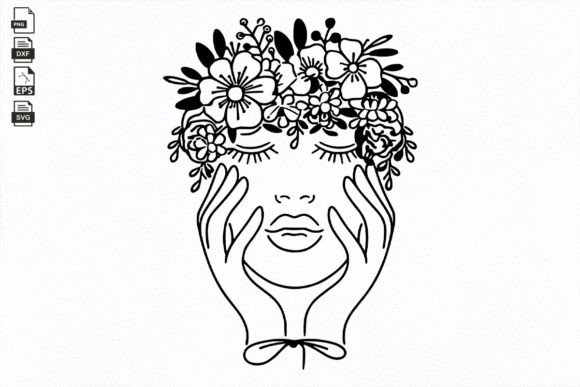 Floral Woman, Flowers SVG Review